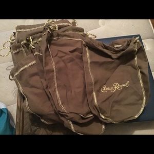 Crown royal bags . Vanilla